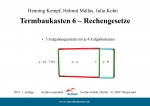 Termbaukasten 6 - Rechengesetze